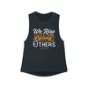 We Rise By Lifting Others Women's Flowy Scoop Muscle Tank