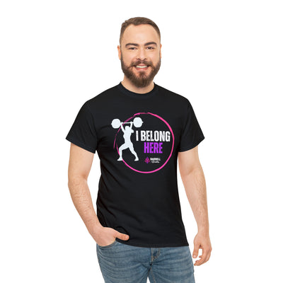 I Belong Here Unisex Heavy Cotton Tee