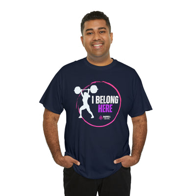 I Belong Here Unisex Heavy Cotton Tee