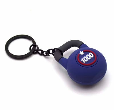 PVC Kettlebell Keychain