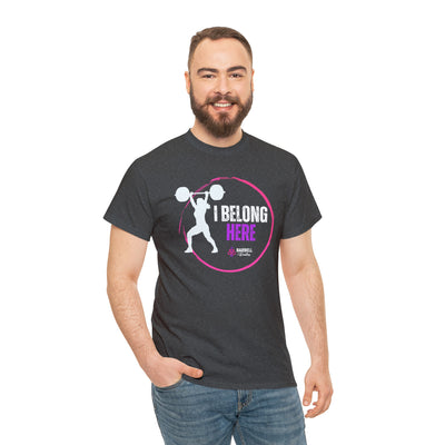 I Belong Here Unisex Heavy Cotton Tee