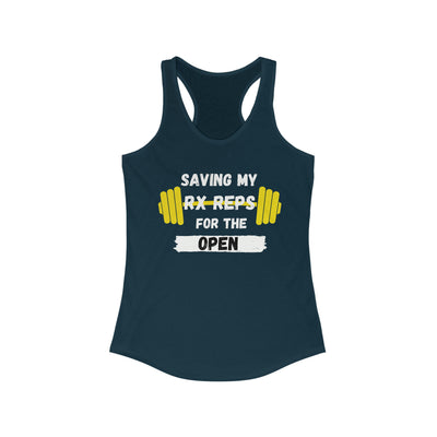 Saving my RX Rep for the Open Women's Ideal Racerback Tank