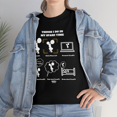 Things I Do In My Spare Time Unisex Heavy Cotton Tee