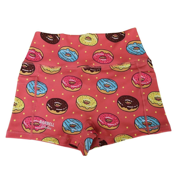 Donuts Booty Shorts - Barbell Beauties