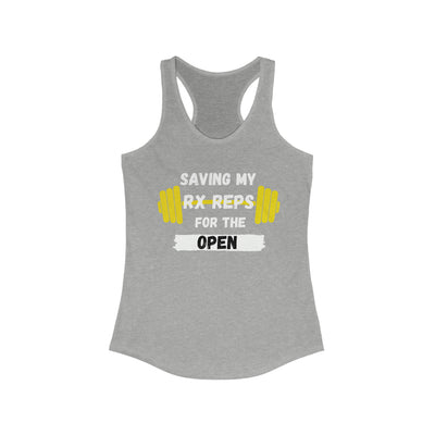 Saving my RX Rep for the Open Women's Ideal Racerback Tank