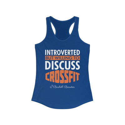 Introverted But Willing Women's Ideal Racerback Tank