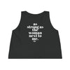 As strong as the woman next to me Women's Cropped Tank Top