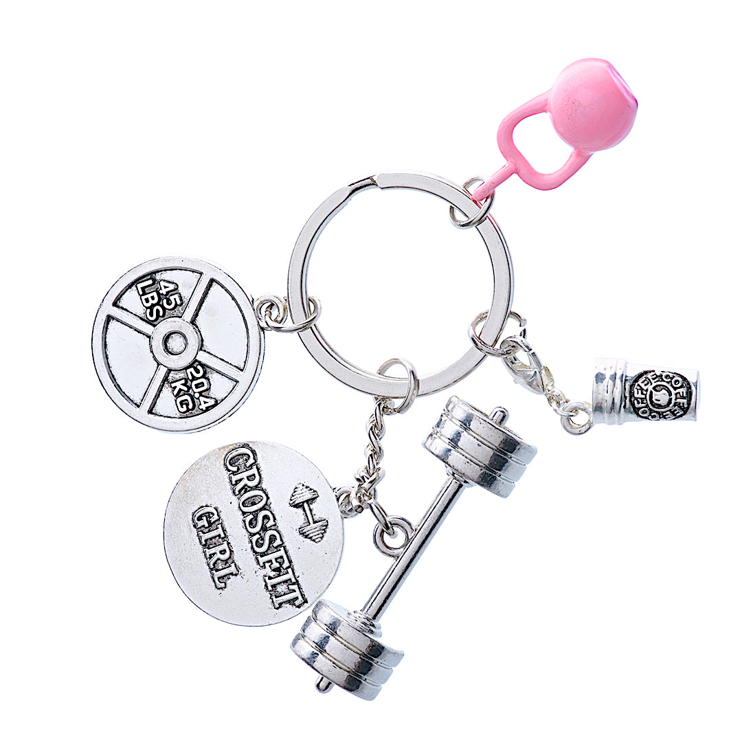 Kettlebell keychain on sale