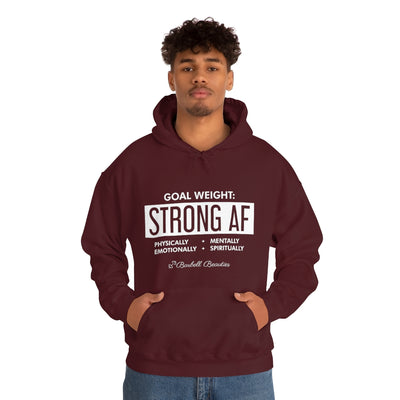 Goal Weight Strong AF Unisex Heavy Blend™ Hooded Sweatshirt