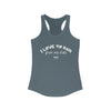 I love to run from my kids Women's Ideal Racerback Tank