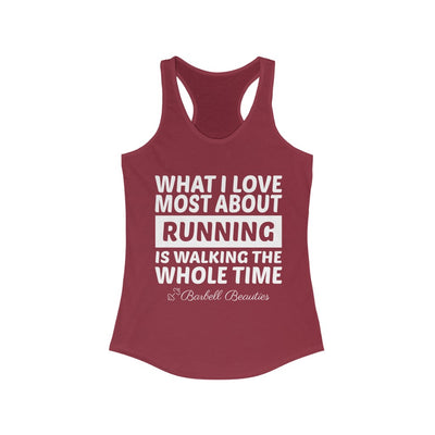 What I Love About Running Women's Ideal Racerback Tank