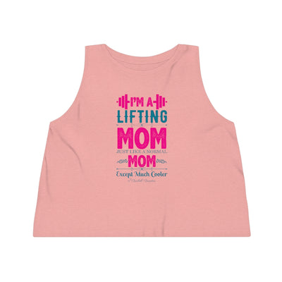 I AM A LIFTING MOM Women's Cropped Tank Top