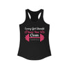 Every Girl Should Know How To Clean Women's Ideal Racerback Tank