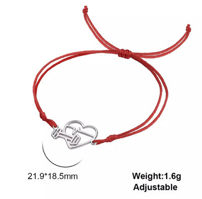 Dumbbell Adjustable Bracelet