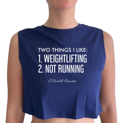 Two Things I like Women's Cropped Tank Top